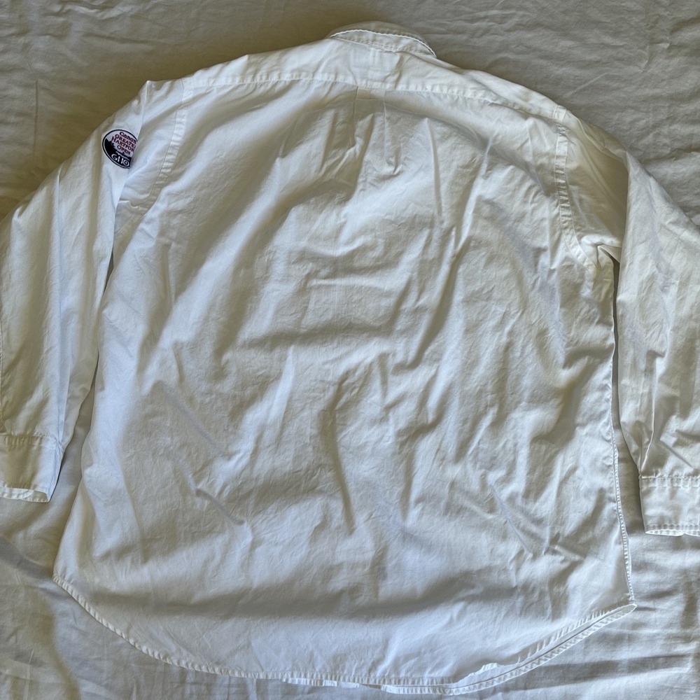 VTG Ralph Lauren Blake Button Down Shirt Men's L White Canon GHO Golf Tournament - Picture 9 of 11
